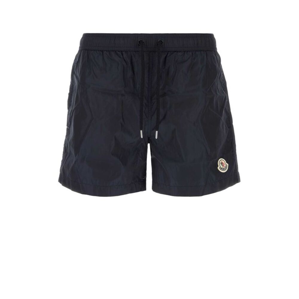 Moncler Men Navy Blue Nylon Swimming Shorts